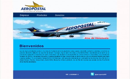 Pantalla HOME PAGINA WEB